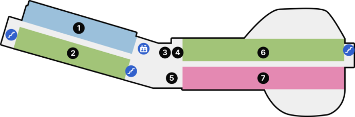 생활관 2층 약도 이미지